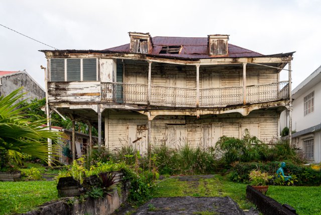 Maison inoccupée, Saint-Claude, Guadeloupe
