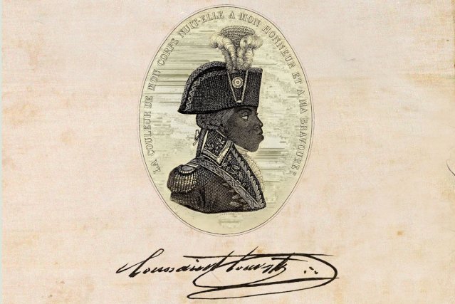 Gravure de Choubard extraite des Mémoires du général Toussaint Louverture, 1853.
