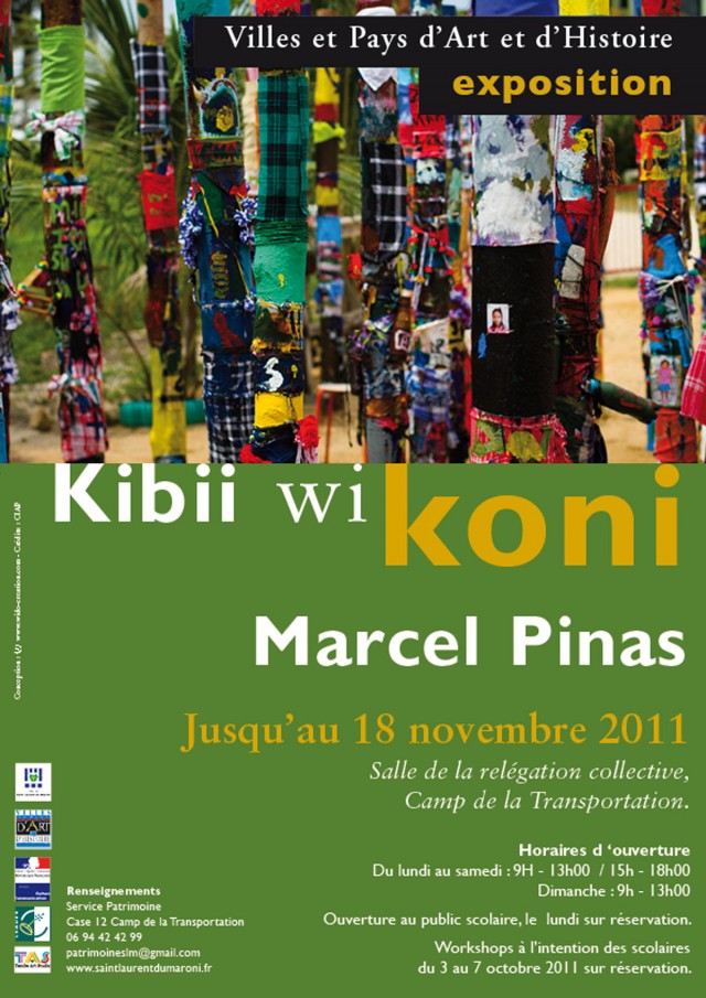 MARCEL PINAS présente "Kibii Wi Koni" : jusqu'au 17 novembre au camp de la transportation