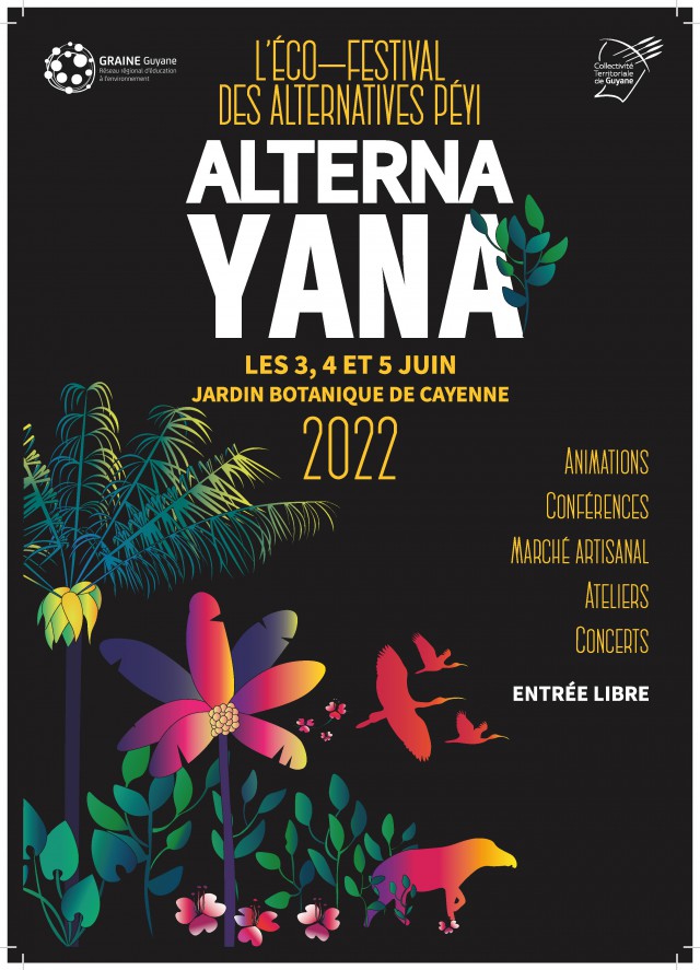 Festival Alternayana du 3 au 5 juin au jardin botanique de Cayenne : entretien avec Lionel Benoit de l'association Graine