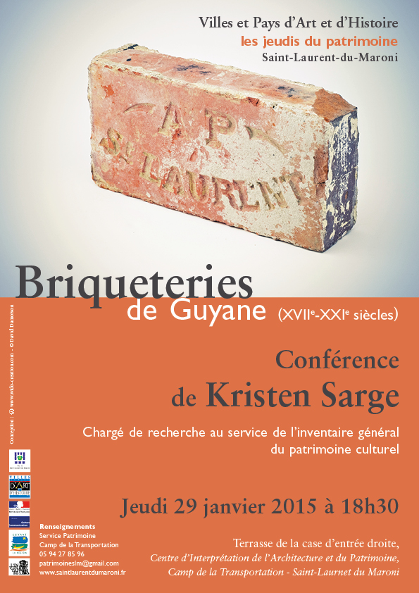 Conférence :Briqueteries de Guyane (XVIIe-XXIe siècles)