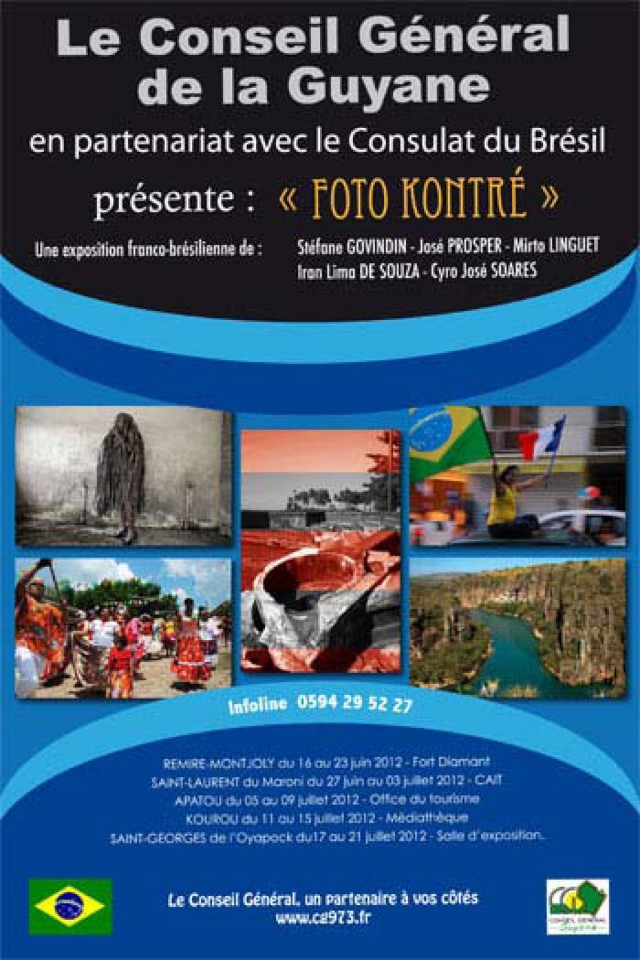 Expo itinérante : "FOTO KONTRE", à St Laurent, Apatou, Kourou et St Georges jusqu'au 21 juillet