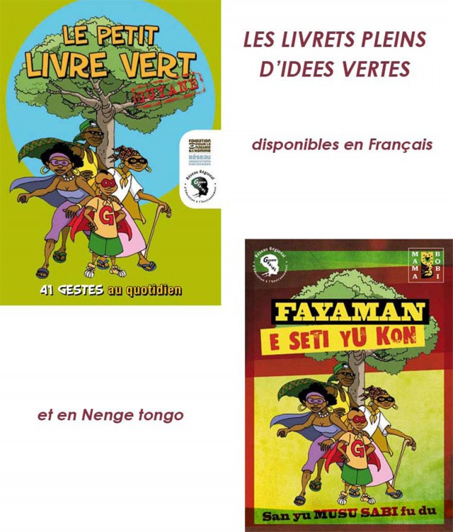Petit livre vert guyane : Des livrets pleins d’idées vertes