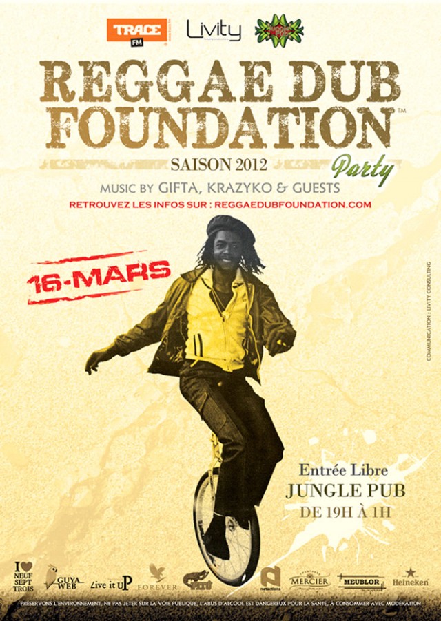 Animations : Reggae Dub Foundation Party à Cayenne